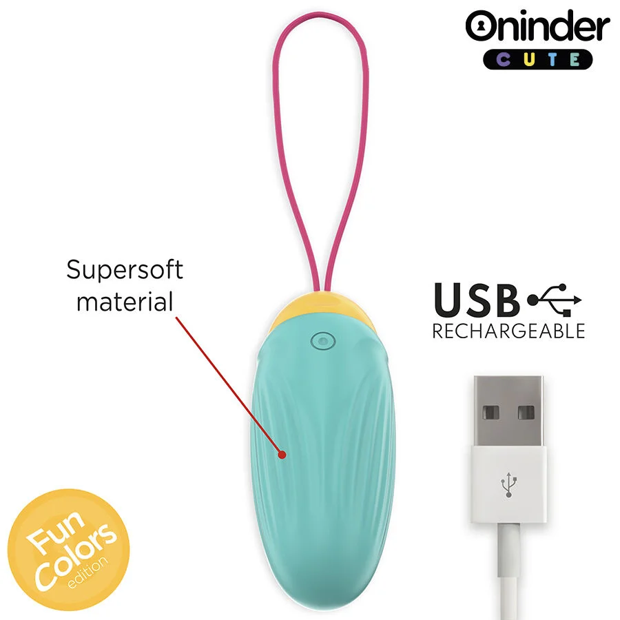 ONINDER CUTE - LOVE PLEASURE VIBRO-ROTATING SILICONE GEM EGG - FREE WORLDWIDE APP - Image 8