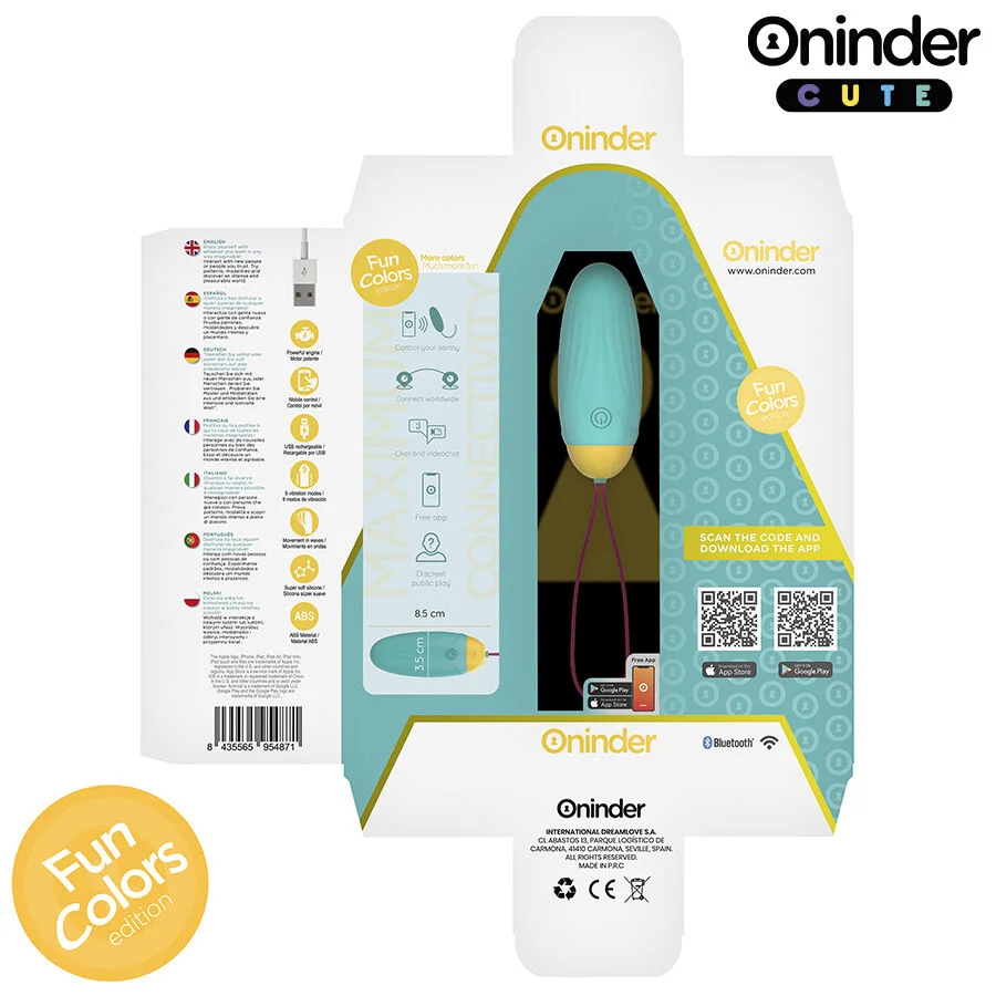 ONINDER CUTE - LOVE PLEASURE VIBRO-ROTATING SILICONE GEM EGG - FREE WORLDWIDE APP - Image 9