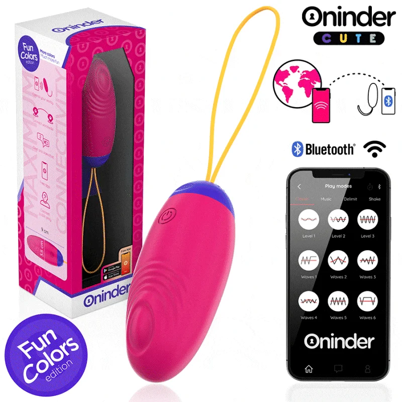 ONINDER CUTE - LOVE PLEASURE VIBRO-WAVE TAPPING SILICONE EGG - FREE WORLDWIDE APP - Image 3