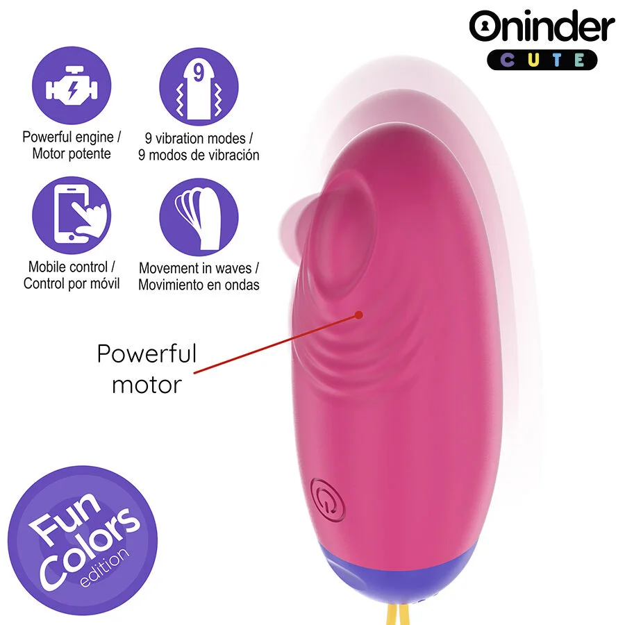 ONINDER CUTE - LOVE PLEASURE VIBRO-WAVE TAPPING SILICONE EGG - FREE WORLDWIDE APP - Image 7