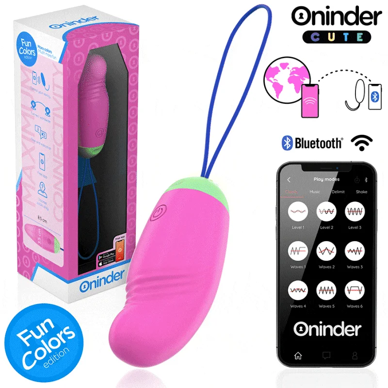 ONINDER CUTE - LOVE PLEASURE VIBRO-ROTATING EGG 360 SILICONE - FREE WORLDWIDE APP - Image 3
