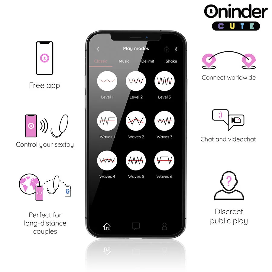 ONINDER CUTE - LOVE PLEASURE VIBRO-ROTATING EGG 360 SILICONE - FREE WORLDWIDE APP - Image 6