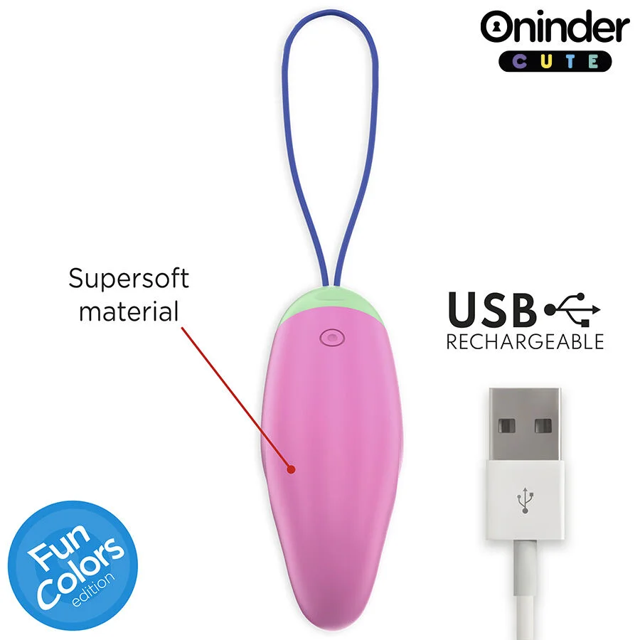 ONINDER CUTE - LOVE PLEASURE VIBRO-ROTATING EGG 360 SILICONE - FREE WORLDWIDE APP - Image 8