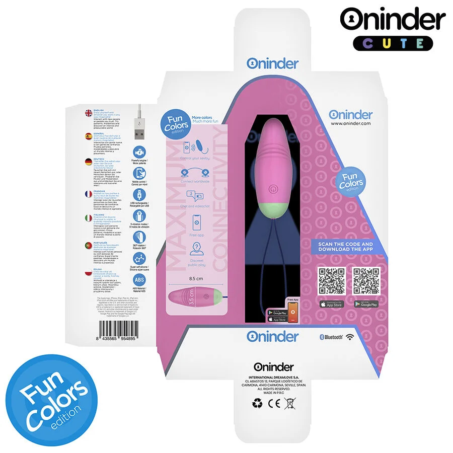 ONINDER CUTE - LOVE PLEASURE VIBRO-ROTATING EGG 360 SILICONE - FREE WORLDWIDE APP - Image 9