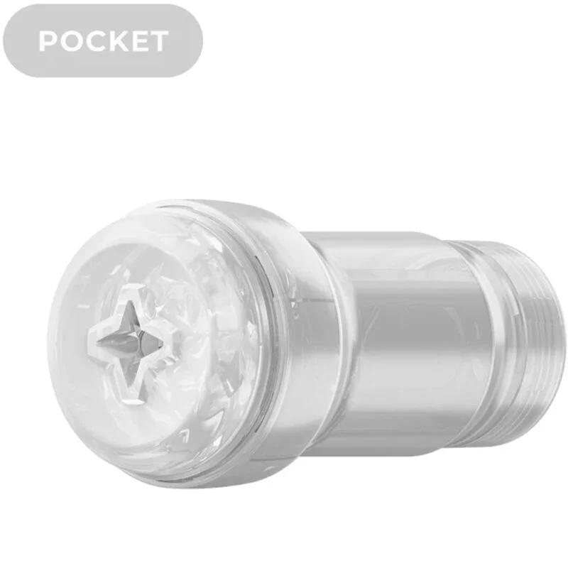 KIIROO - FEEL POCKET STROKER CRISTAL VAN KIIROO TRANSPARANT