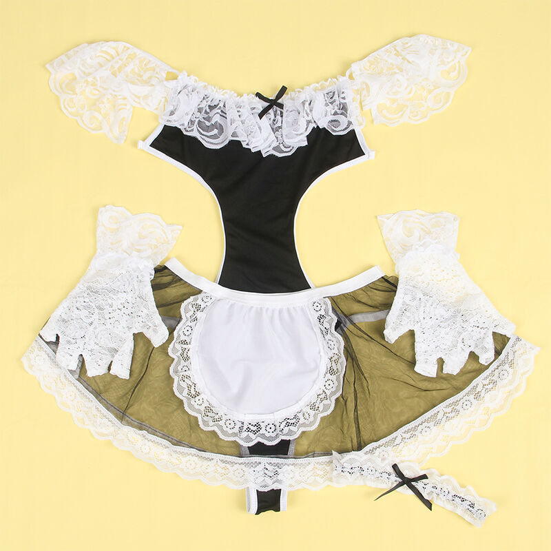 Subblime - 954307 Costume De Femme Sexy Noir/Blanc S/M - Image 5