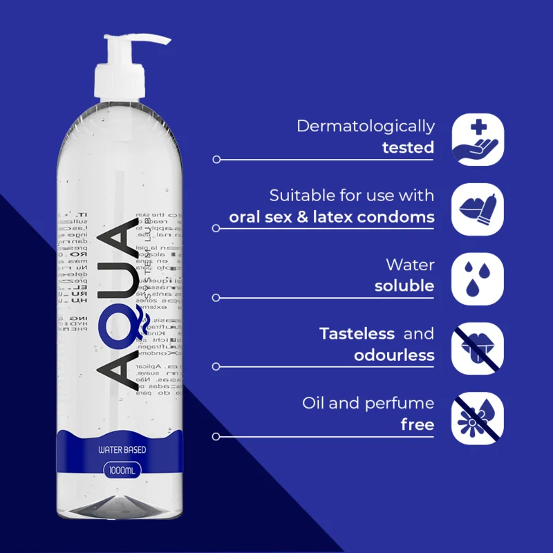 Aqua Quality - Lubrifiant À Base D''eau 1000 Ml - Image 5