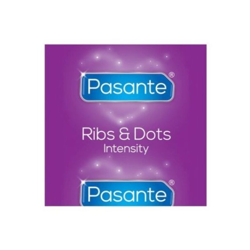PASANTE - RIBS & DOTS INTENSITY CONDOMS 144 UNITS - Image 3