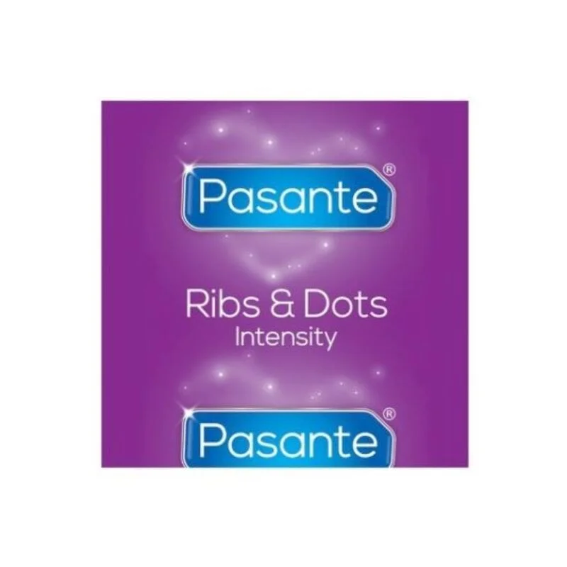 PASANTE - RIBS & DOTS INTENSITY CONDOMS 144 UNITS - Image 3