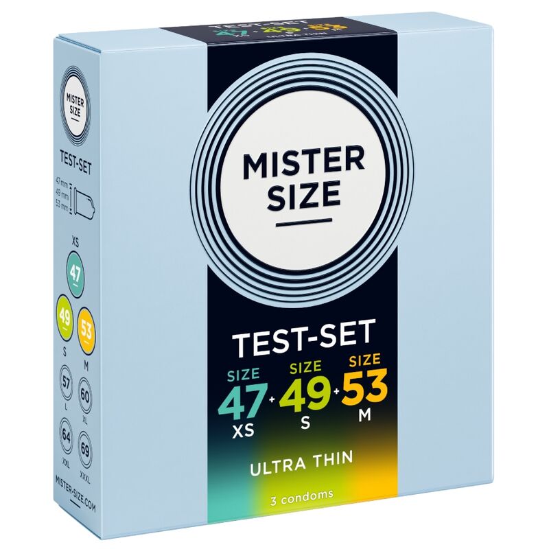 Mister Size - Pack Échantillon De Préservatif Taille 47-49-53 Mm (3 Unités) - Image 3