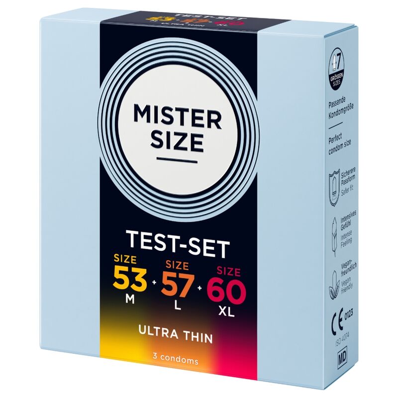 Mister Size - Pack Échantillon De Préservatifs Taille 53-57-60 Mm (3 Unités) - Image 3