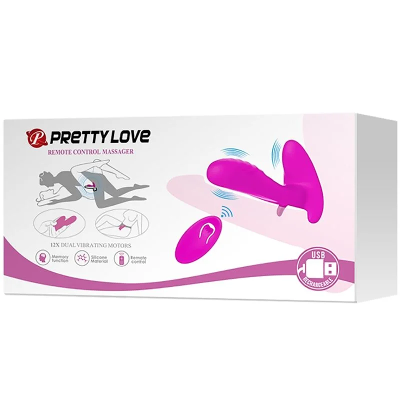 PRETTY LOVE - MASSAGEUR & VIBRATOR 12 VIBRATIES AFSTANDSBEDIENING PAARS - Image 10