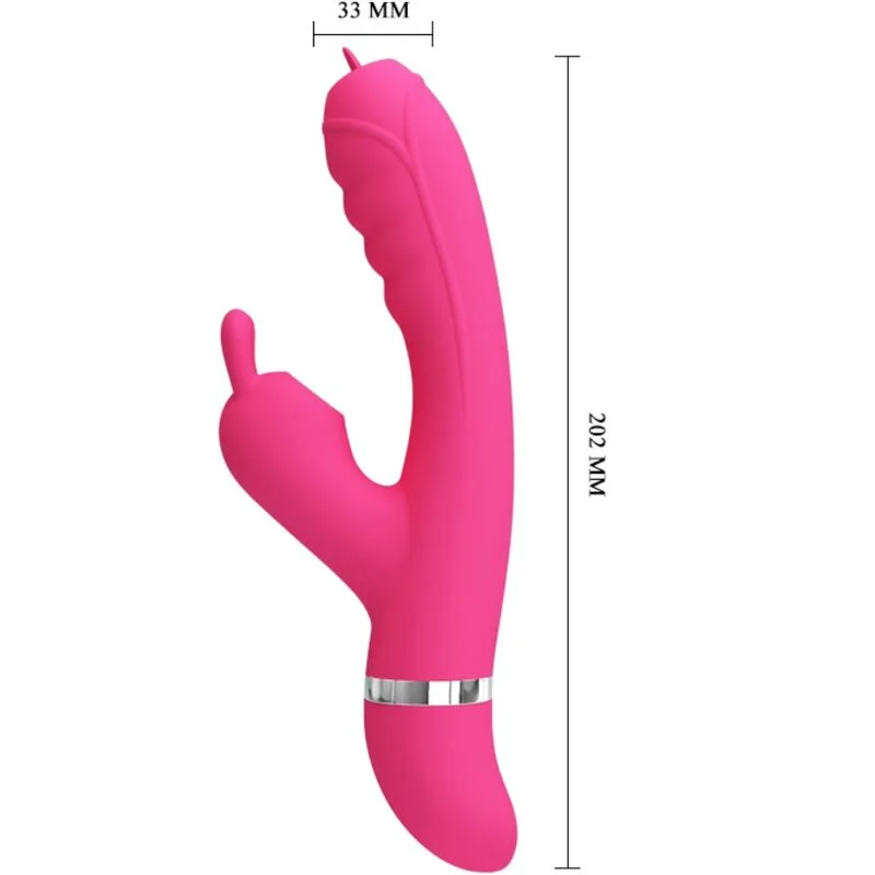 PRETTY LOVE - VIBRATEUR LAPIN MULTIFONCTION PHOENIX ROSE - Image 4