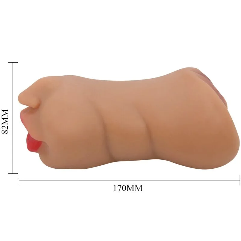 CRAZY BULL - ZOEY DOUBLE MASTURBATEUR BOUCHE ET VAGIN CHAIR - Image 6