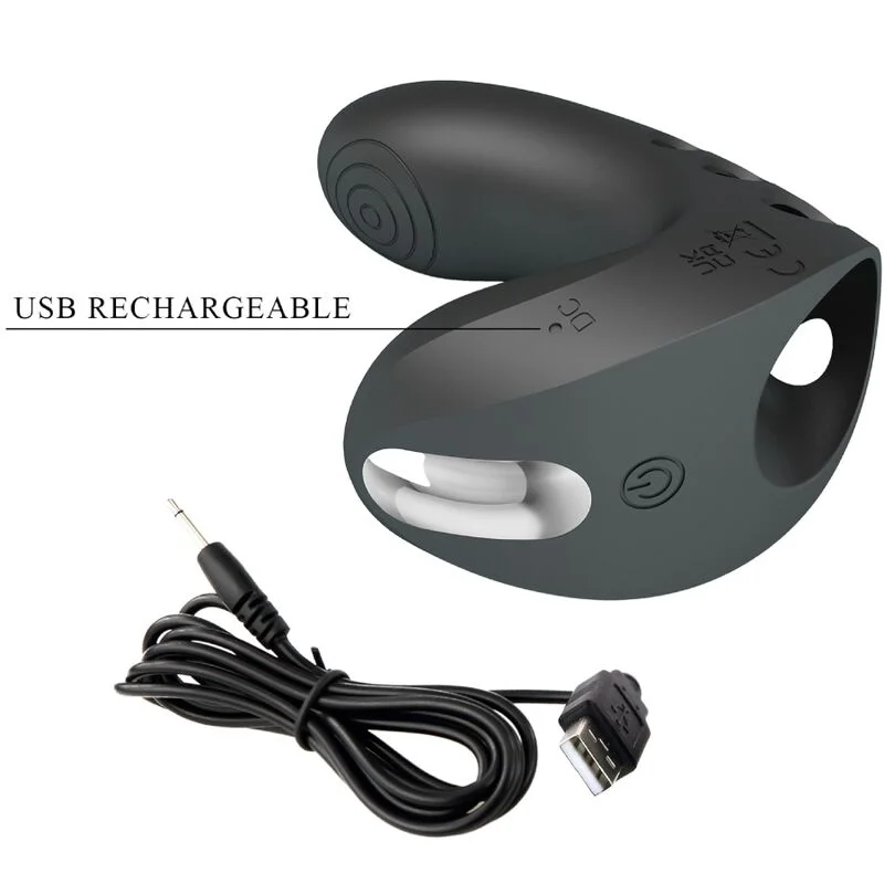 PRETTY LOVE - VINGER VIBRATOR CAMELIA 7 VIBRATIES ZWART - Image 8