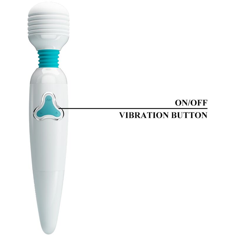 PRETTY LOVE - VIBRATEUR CLOUD WAND 7 VIBRATIONS BLANC - Image 8