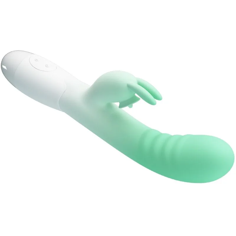 PRETTY LOVE - CERBERUS RABBIT VIBRATOR 3O VIBRATIONS GREEN - Image 3