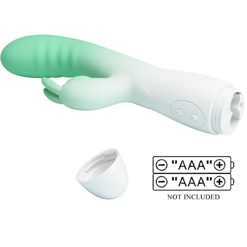 PRETTY LOVE - CERBERUS RABBIT VIBRATOR 3O VIBRATIONS GREEN - Image 8
