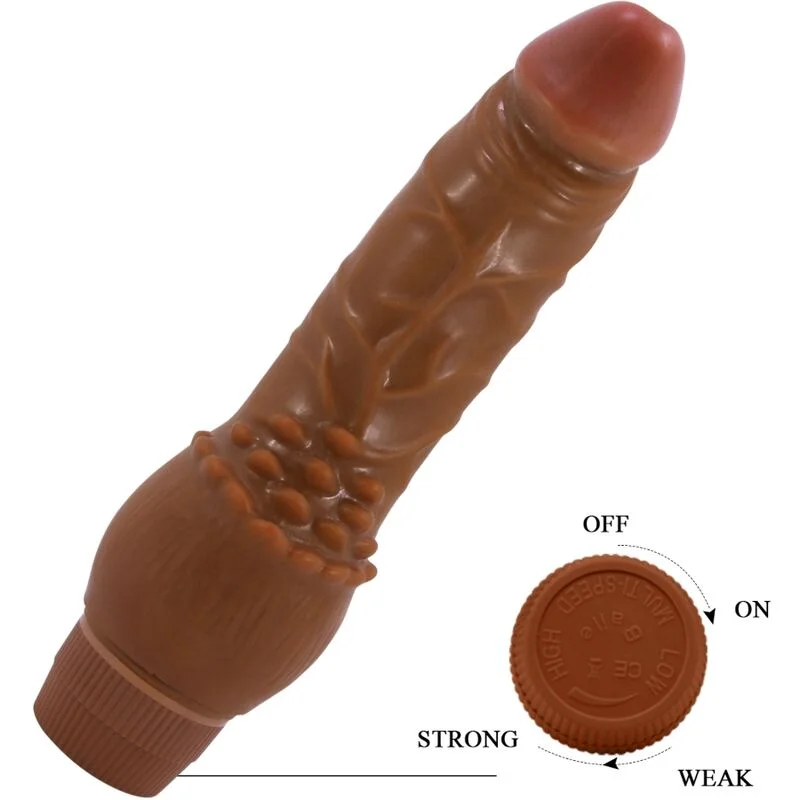 Baile - Realistische Vibrator Barbara 19,5 Cm Mulâtre - Image 4