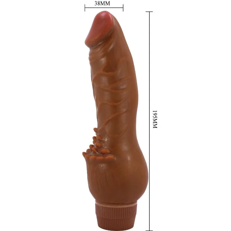 Baile - Realistische Vibrator Barbara 19,5 Cm Mulâtre - Image 6