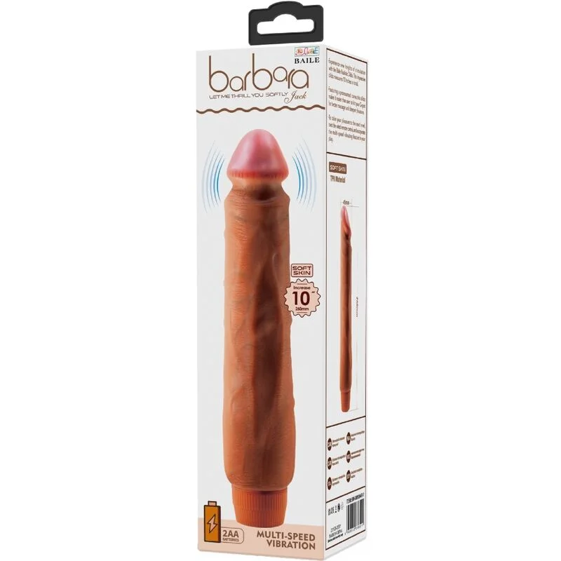 Baile - Jack Realistische Vibrator 26 Cm Mulâtre - Image 7