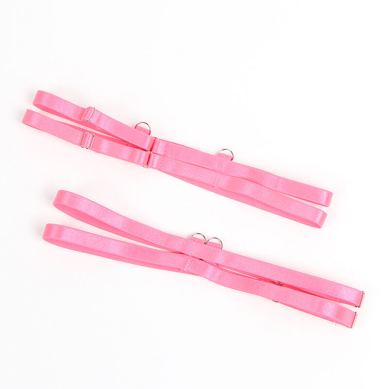 SUBBLIME - 955359 ENSEMBLE SOUTIEN-GORGE AVEC DENTELLE ET LIENS JARRETELLES ROSE ET VIOLET S/M - Image 12