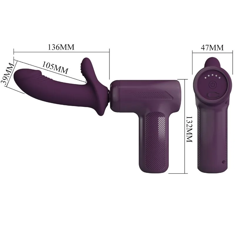 PRETTY LOVE - DJ SCHOLAR MASSAGER 5 SETTINGS PURPLE - Image 9