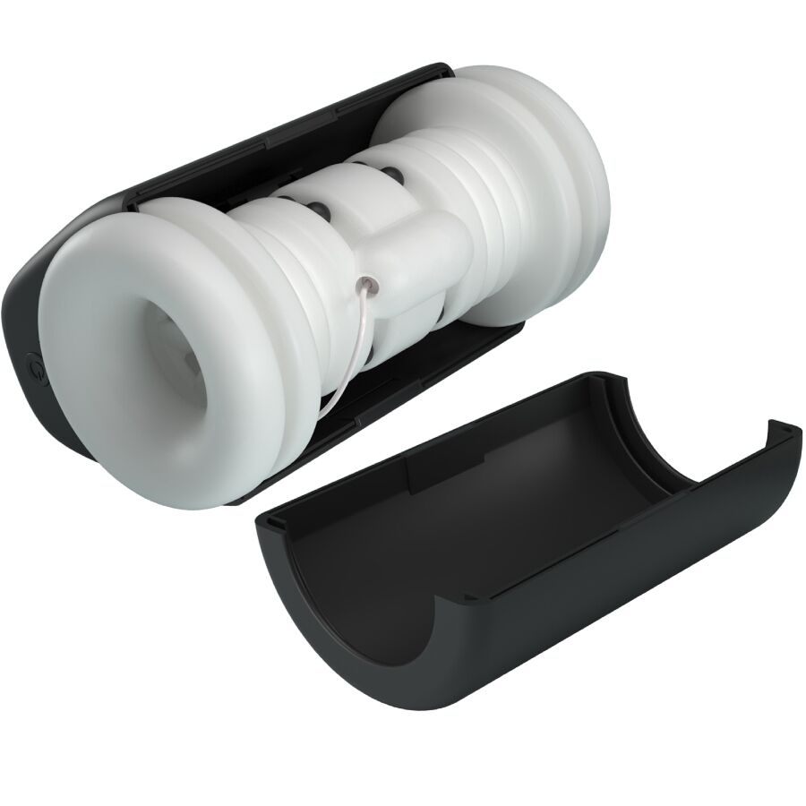 PRETTY LOVE - MASTURBATEUR POUR HOMME DJ GIRL AVEC VIBRATION 5 RÉGLAGES NEGRO - Image 8