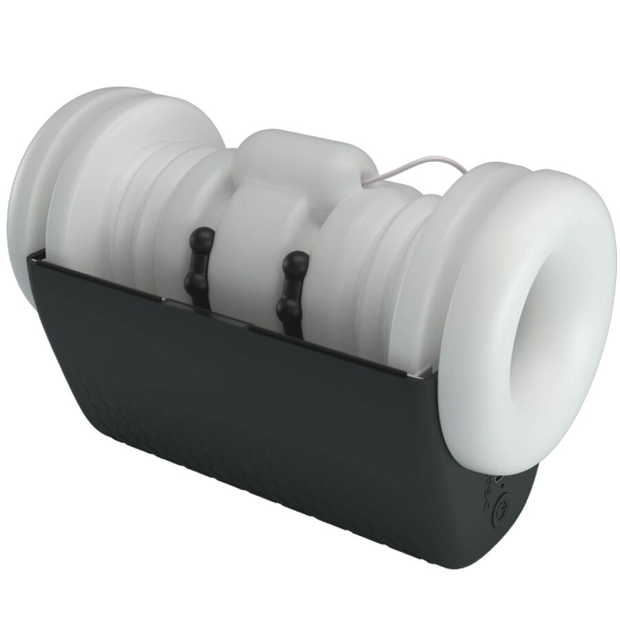 PRETTY LOVE - MASTURBATEUR POUR HOMME DJ GIRL AVEC VIBRATION 5 RÉGLAGES NEGRO - Image 9