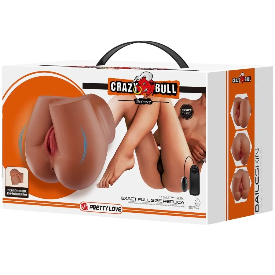 Crazy Bull - Bernace Ass Vibrator With Realistic Vagina And Anus Flesh Remote Control - Image 13