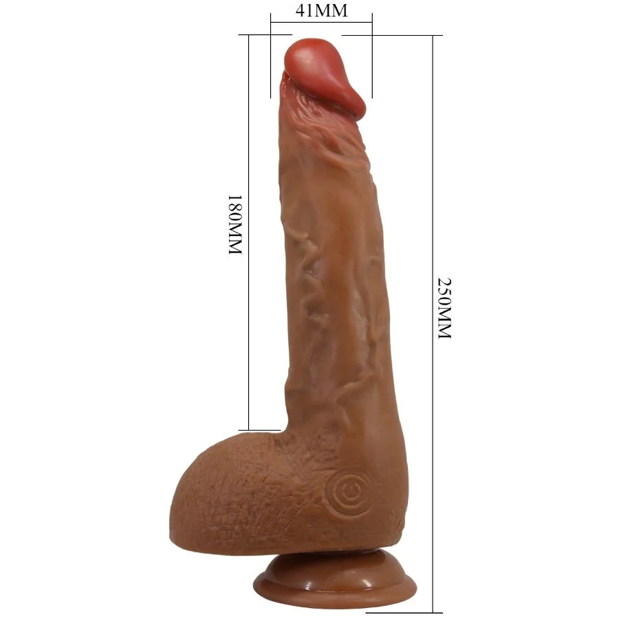 Baile - Magnifieke Realistische Vibrator Wilks 5 Instellingen 25 Cm Mulat - Image 4