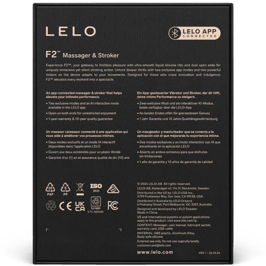 LELO - MASTURBATEUR POUR HOMME F2S™ TEAL BLEU - Image 13