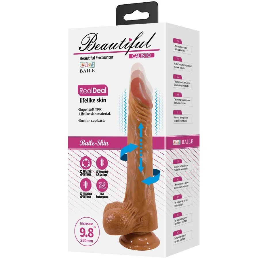 Baile - Calisto Realistische Dildo 24 Cm Huid - Image 11