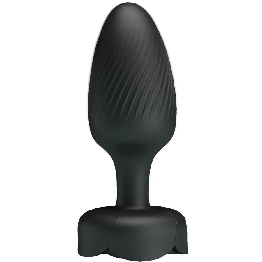 Pretty Love - Anal Plug Olman Met Led Licht Zwart 8,8 Cm - Image 5