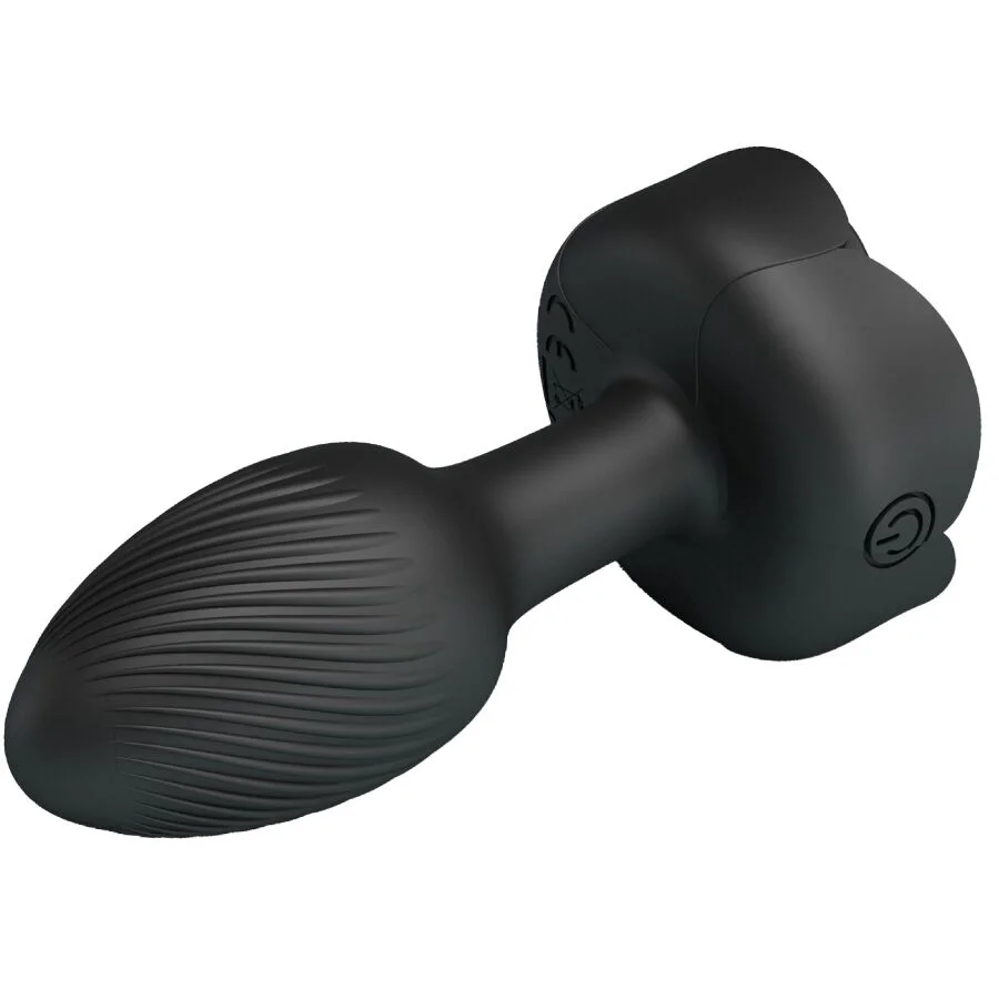 Pretty Love - Anal Plug Olman Met Led Licht Zwart 8,8 Cm - Image 6