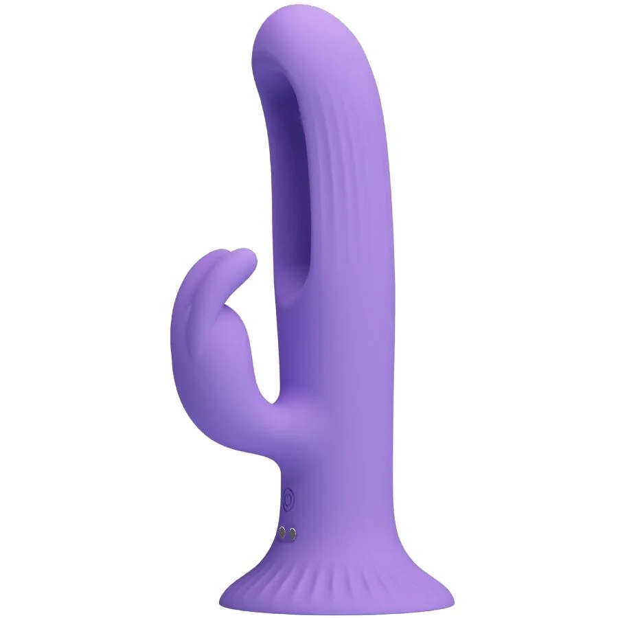 PRETTY LOVE - VIBRATEUR LAPIN KILLMOULIS 12 MODES DE VIBRATION VIOLET