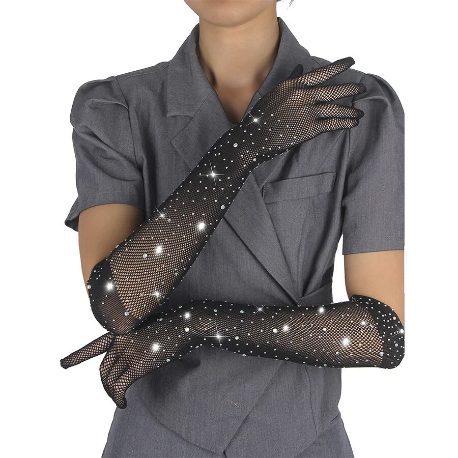SUBBLIME - 957469GANTS SHINE TRANSPARENTS NOIRS S/M