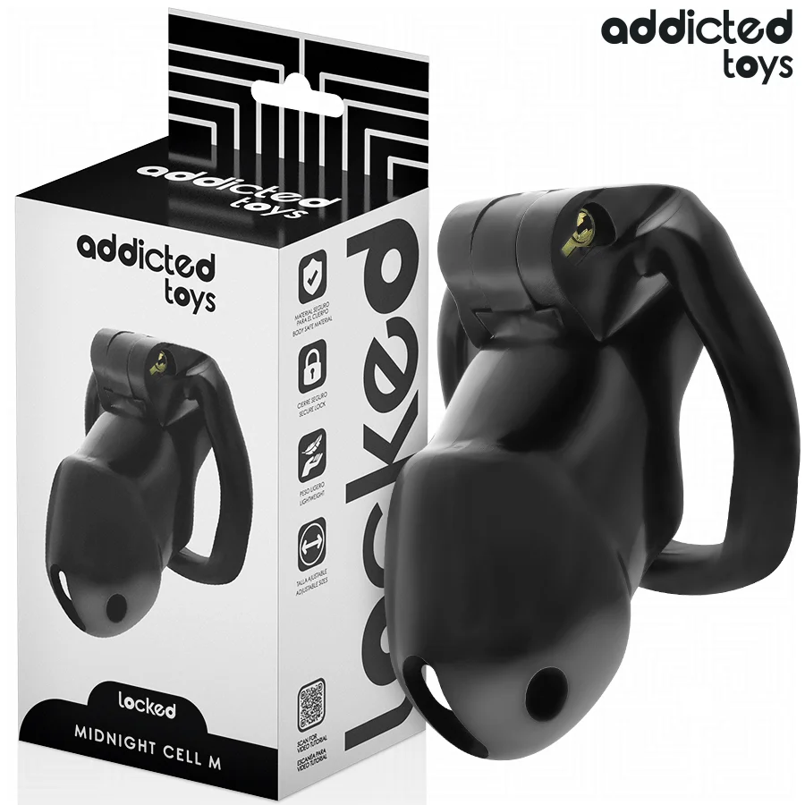 ADDICTED TOYS LOCKED - MINDNIGHT CELL PENIS CAGE