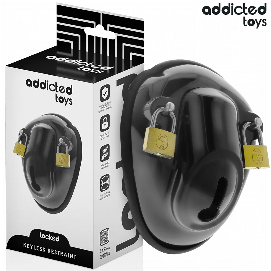 ADDICTED TOYS LOCKED - À PÉNIS VERROUILLÉE SANS CLÉ 11,5 CM