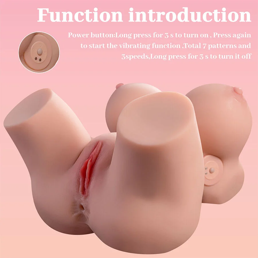XISE - FRIEDA REALISTIC FEMALE TORSO WITH VIBRATION 36 CM - Image 12