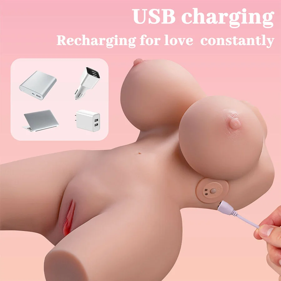 XISE - FRIEDA REALISTIC FEMALE TORSO WITH VIBRATION 36 CM - Image 15