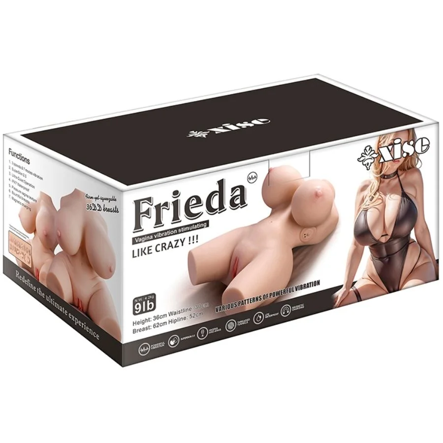 XISE - FRIEDA REALISTIC FEMALE TORSO WITH VIBRATION 36 CM - Image 18