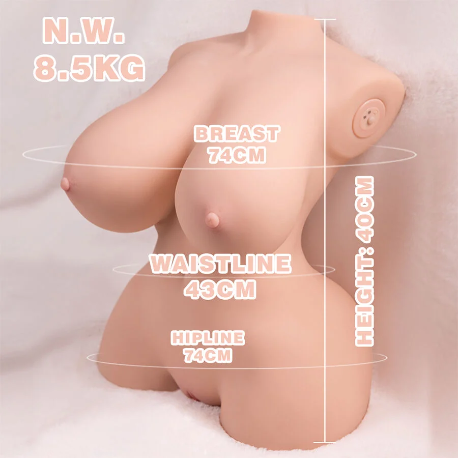 Xise - Tiny Thrusting Realistic Torso With Female Vibration 40 Cm - Image 12