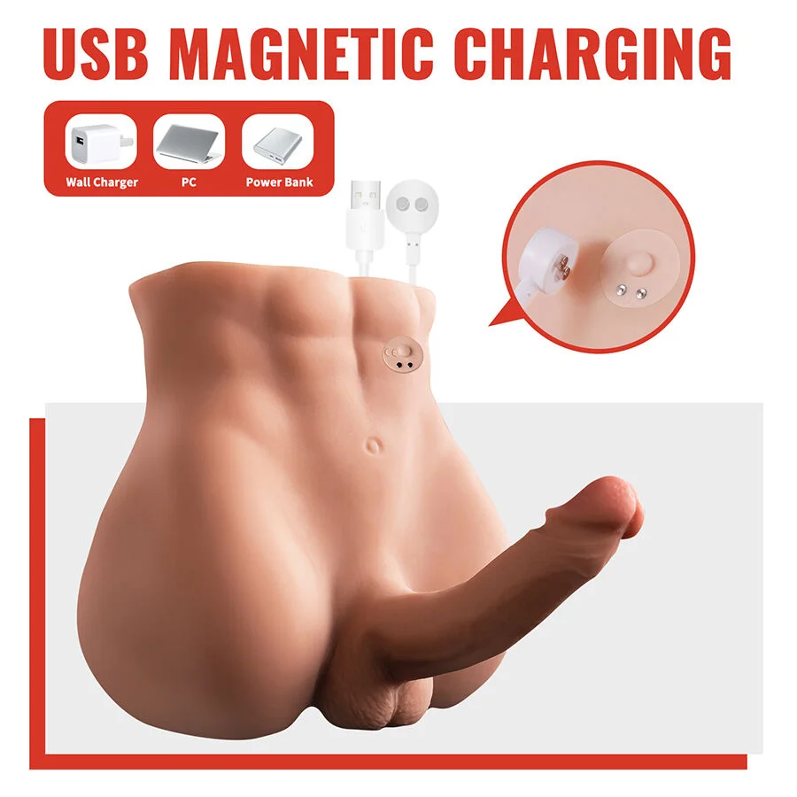 Xise - Bertlett Dildo Ass Realistic Dildo And Anus Masturbator Front Position With Thrusting 18 Cm - Image 3