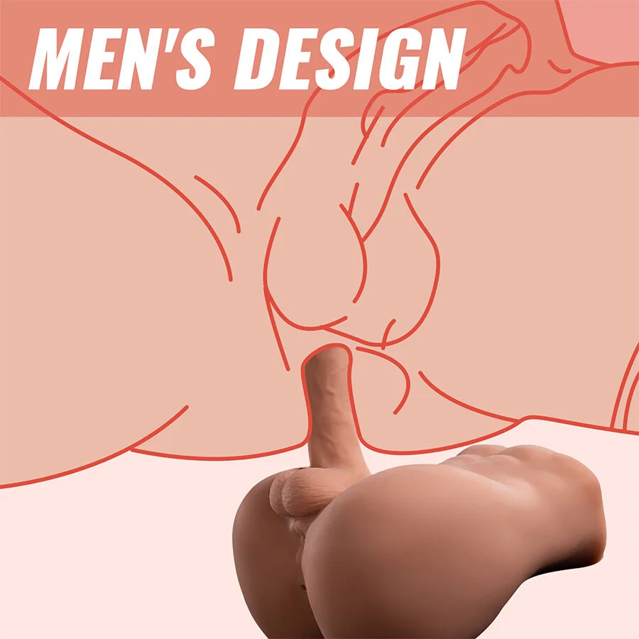 Xise - Bertlett Dildo Ass Realistic Dildo And Anus Masturbator Front Position With Thrusting 18 Cm - Image 7