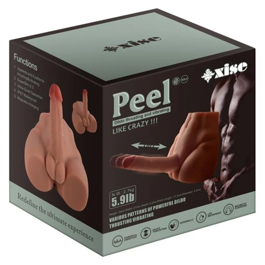 XISE - PEEL DILDO ASS GODE REALISTISCH MASTURBATOR VOORWAARTSE DUWING 17,5 CM - Image 13