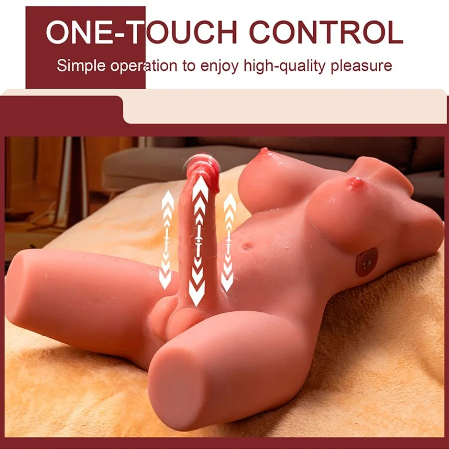 XISE - MIAH LADY BOY FEMALE TORSO WITH DILDO WITH VIBRATION AND THRUSTING 55 CM - Image 10