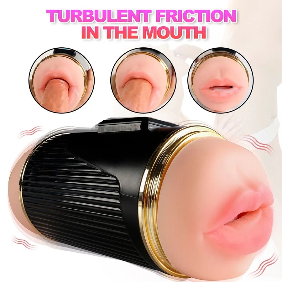 SHEQU - KAY DOUBLE MASTURBATOR WITH DUAL MOUTH AND VAGINA VIBRATION - Image 17