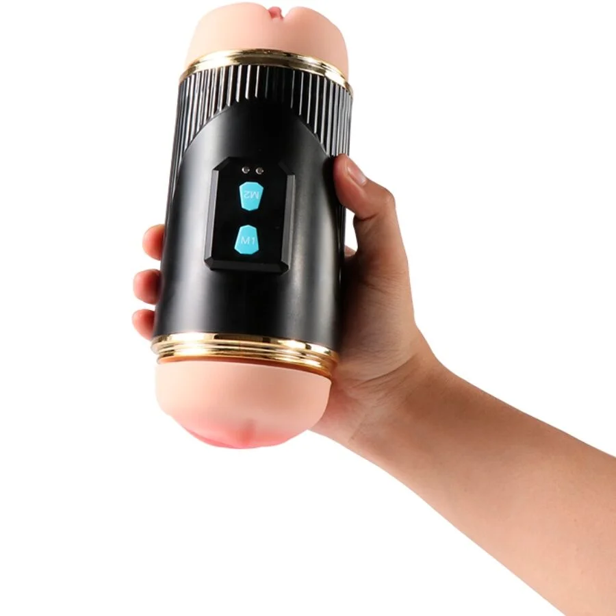 SHEQU - KAY DOUBLE MASTURBATOR WITH DUAL MOUTH AND VAGINA VIBRATION - Image 6