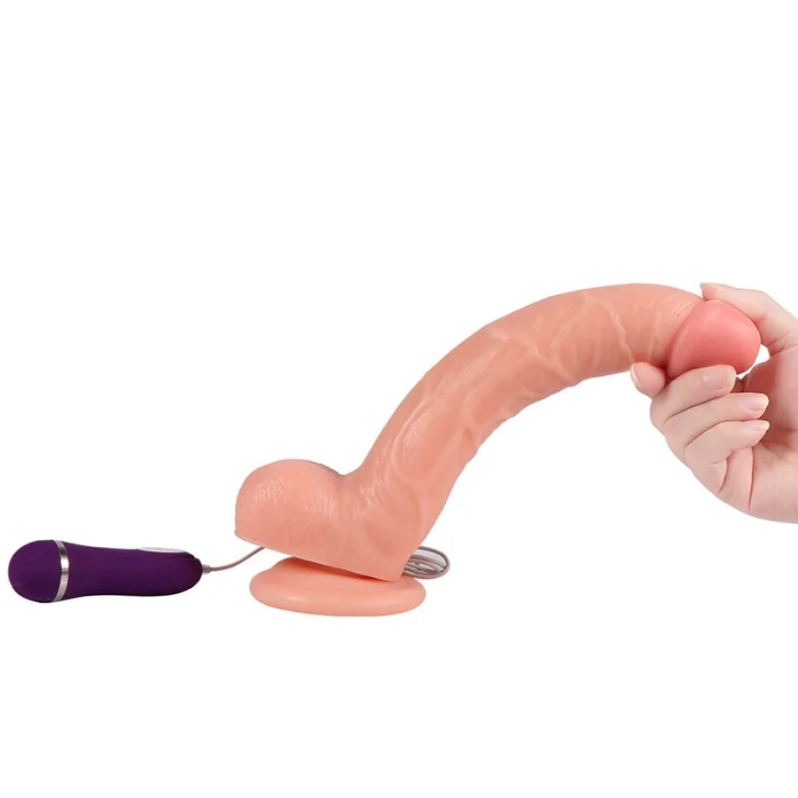 SHEQU - OPTIMUS VIBRATING DILDO WITH REMOTE CONTROL 28 CM - Image 6